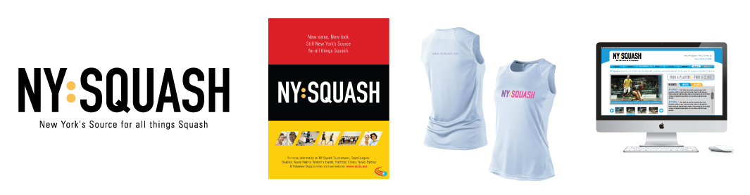 NY Squash Graphic Design Samples