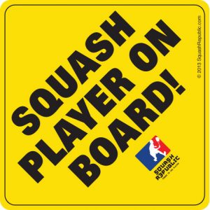 Squash Player on Board!