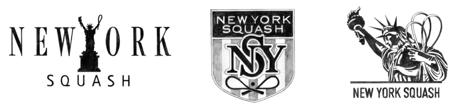NY Squash Rebranding Logo Concepts