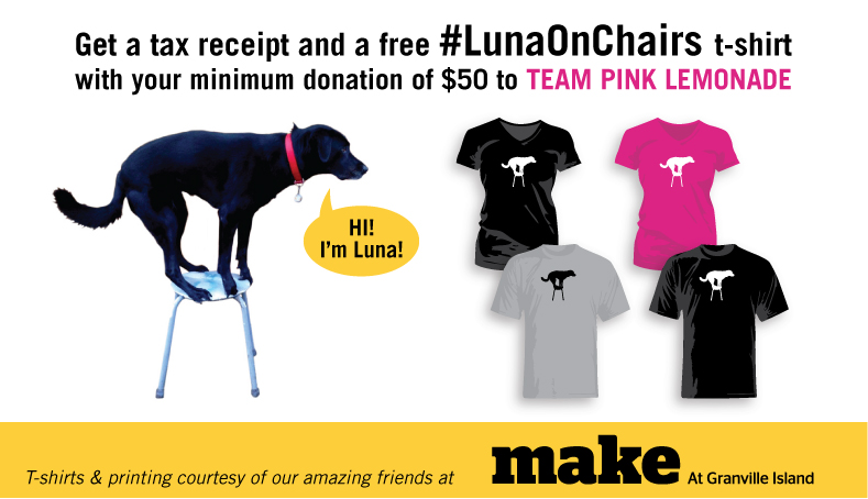 #LunaOnChairs T-Shirt Offer