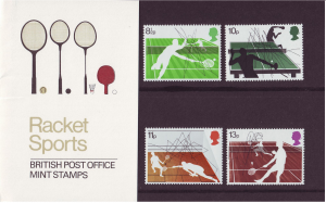 Racket Sports - Commemorative Stamps by Andrew Restall