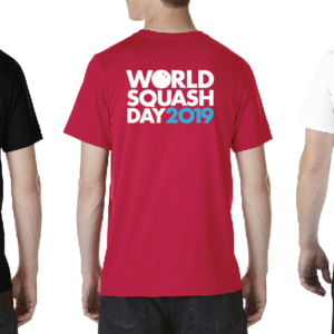World Squash Day - Men's shirt back