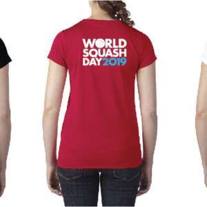 World Squash Day - Women's shirt back