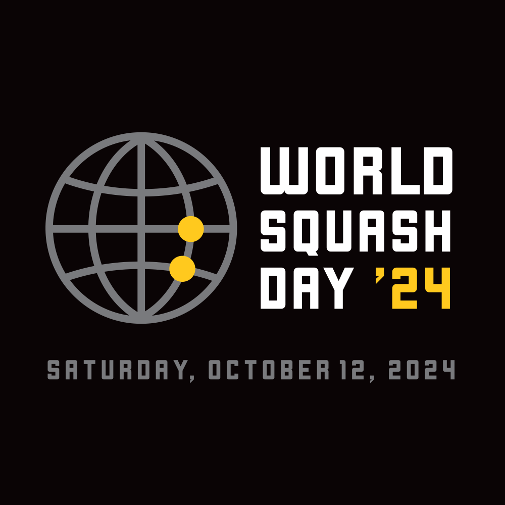 World Squash Day Logo by Robert Pacey and Squash Republic