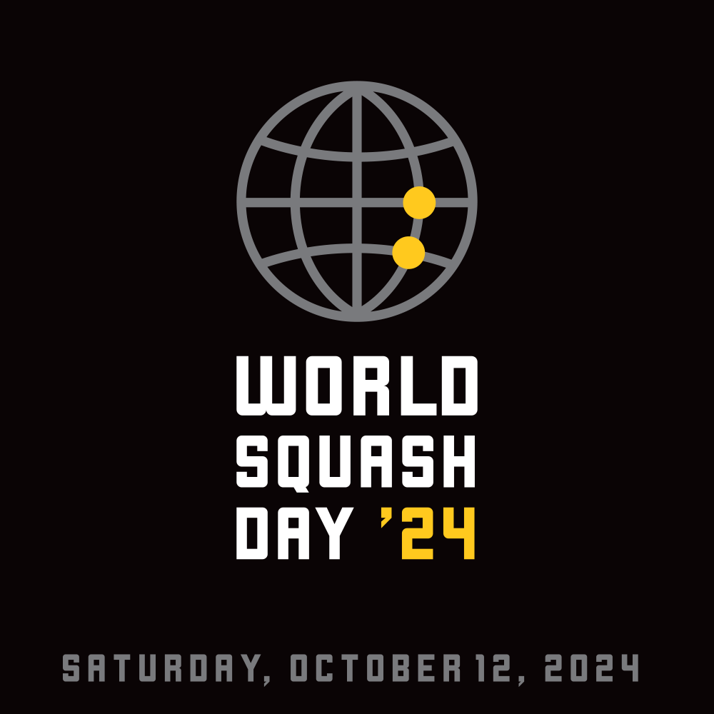 World Squash Day Logo by Robert Pacey and Squash Republic