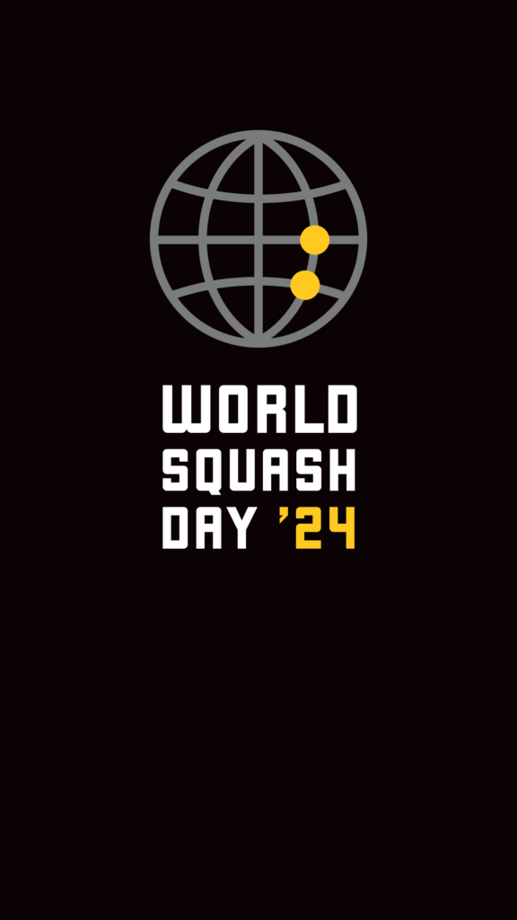 World Squash Day Logo by Robert Pacey and Squash Republic