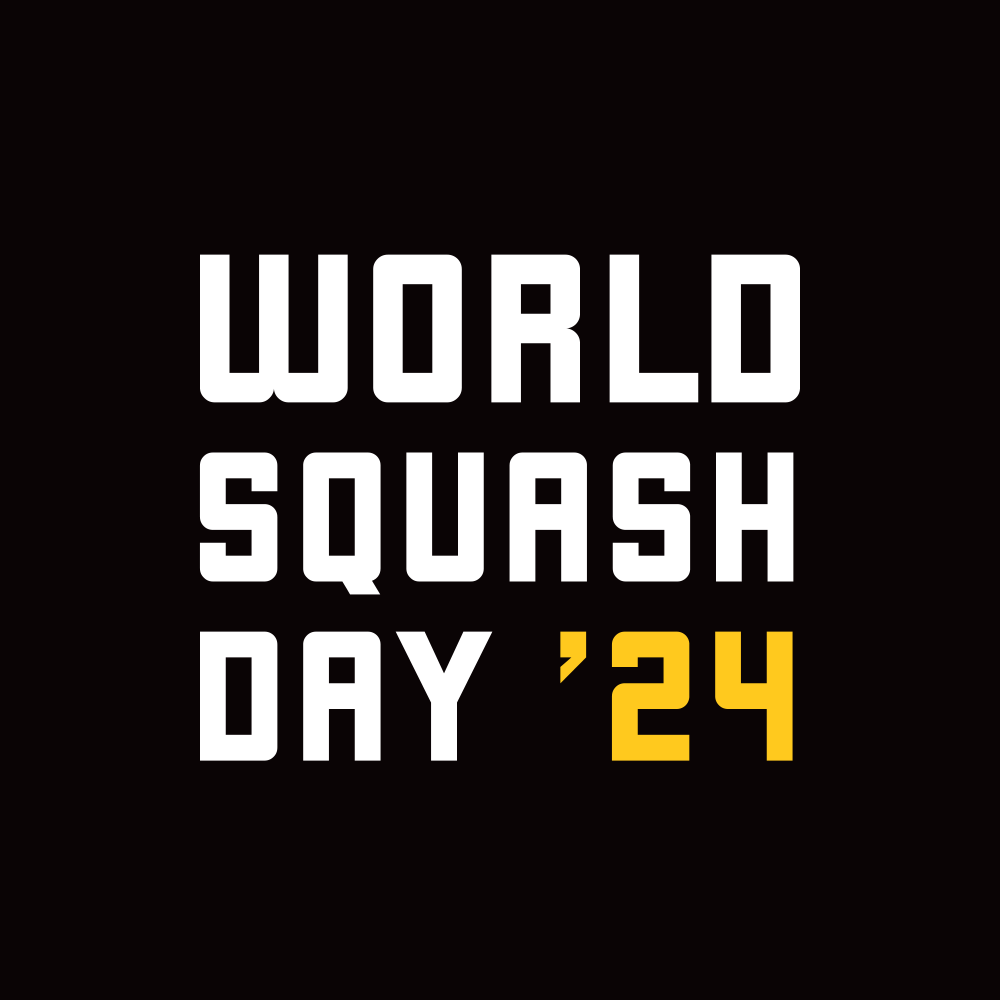 World Squash Day Wordmark by Robert Pacey and Squash Republic