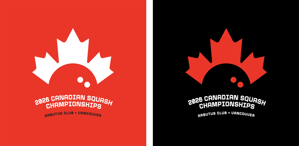 2026 National Squash Championships Logo Alternates
